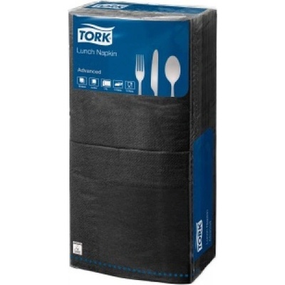 Tork papírové ubrousky 2V černé 33x33cm