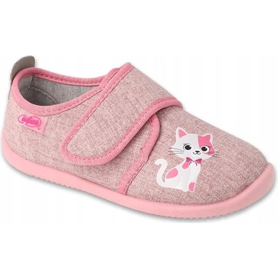 Befado detské barefoot papuče do školky elastické 902Y041