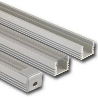 ML-761.014.02.2 Přisazený hliníkový profil PP, 16x13 mm, čirý difuzor, komplet, 2 m