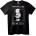 NOONEBRAND Тениска Космически Астронавт Куче - S, Black