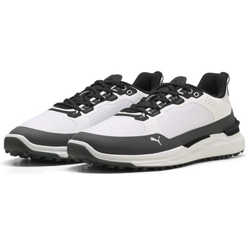 PUMA Голф обувки Puma Men's IGNITE Elevate X Spikeless Golf Shoes - White-Slate Sky