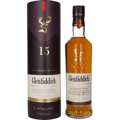 Glenfiddich Whisky 15y 40% 0,7 l (tuba) – Zboží Dáma