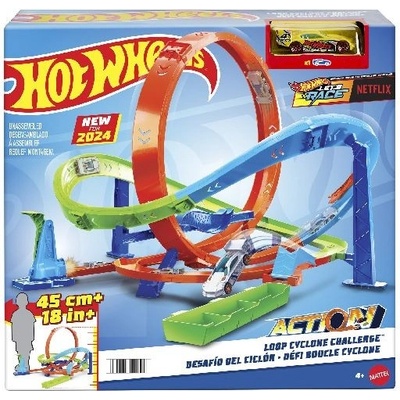 Hot Wheels Action Hyper Loop Extreme závodní dráha