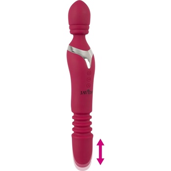 Image 1 of Javida Massage Wand Warming & Thrusting Vibe Red