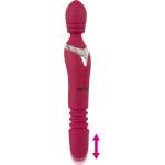 Javida Massage Wand Warming & Thrusting Vibe Red