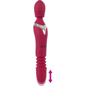 Javida Massage Wand Warming & Thrusting Vibe Red