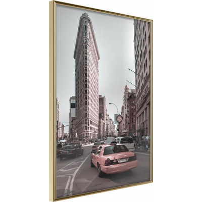 Artgeist Plagát - Urban Traffic [Poster] Veľkosť: 30x45, Verzia: Zlatý rám