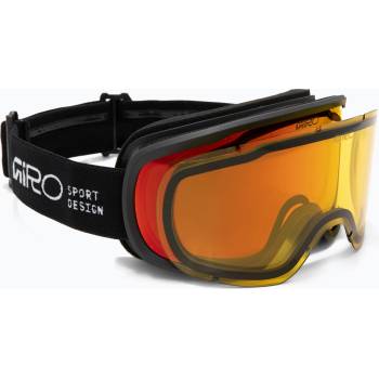 Giro Детски скиорски очила Giro Roam black stacked/amber scarlet/yellow