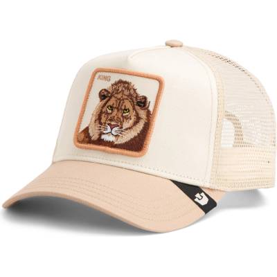 Goorin Шапка с козирка Goorin Trucker Cap The King Lion Cap - Chalk - размер One Size (904-4622-0211)