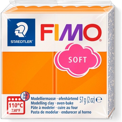 FIMO Полимерна глина Staedtler Fimo Soft, 57 g, мандар42 (21895-А-МАНДАРИНА)