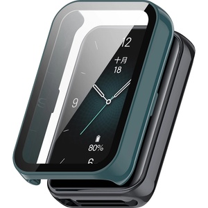 Techsuit Протектор за Honor Band 10 / Band 9 - Techsuit - Defense360 Pro + Протектор за екран - Тъмно Зелен