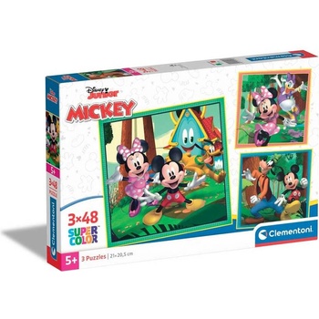 Clementoni 3x48ч. Пъзел Mickey and Friends