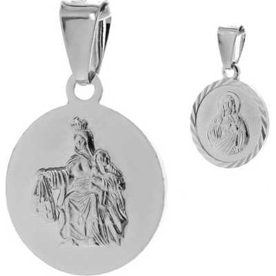 Argento Strieborný prívesok Škapuliar 83551