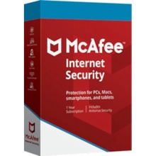 McAfee Internet Security 1 lic. 1 rok (MIS00GNR1RAA)