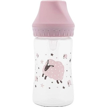 Lorelli Бебешко шише с широко гърло Lorelli My Friend - 250 ml, Mellow Rose (10200840005)