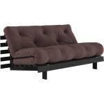 Karup Design Тъмнокафяв разтегателен диван 160 cm Roots Black Night - Karup Design (123402715160)