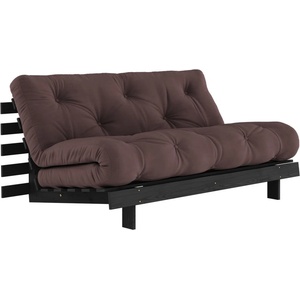 Karup Design Тъмнокафяв разтегателен диван 160 cm Roots Black Night - Karup Design (123402715160)
