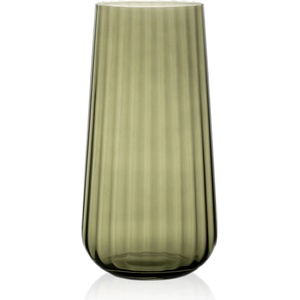 RONA Ваза от оптично стъкло Fade emerald h 25см (5332/ZP_45313/Z)