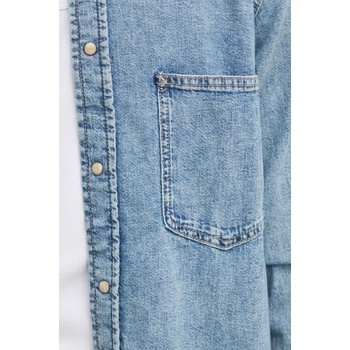 Samsøe Samsøe Дънкова риза Samsoe Samsoe мъжка в синьо със стандартна кройка с класическа яка M24400076 (M24400076)