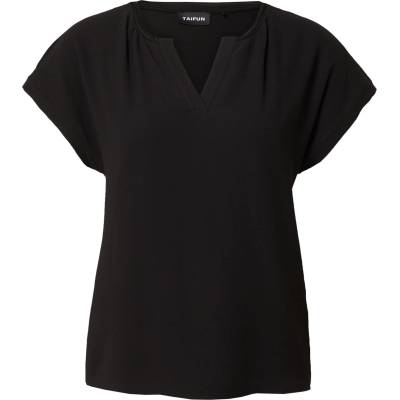 TAIFUN Блуза черно, размер 40
