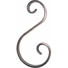 Kovaný prvek h200, b85/50, 12x6mm