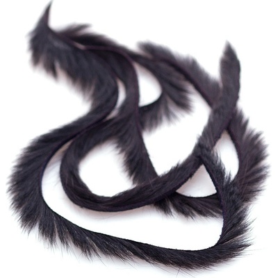 Hends Proužky Králičí Kůže Superfine Zonker Strip Rabbit 2,5 mm Black