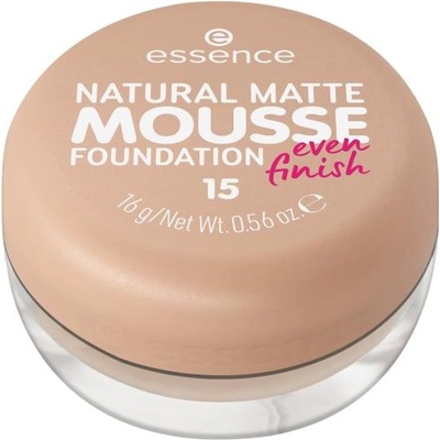 Natural Matte Mousse пенообразен фон дьо тен за матов вид 16 g нюанс 15