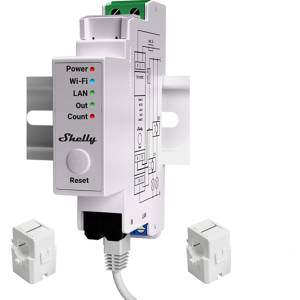 Shelly Монофазен Smart мерител 2х 50A за DIN монтаж Shelly PRO EM 50 - 268148S (SHELLY PRO EM 50)