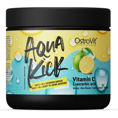 OstroVit Aqua Kick / Advanced Hydration with Vitamin C [300 грама] Лимон и лайм
