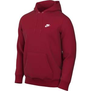 Nike Мъжки суичър Nike Club Basketball Pull-Over Hoodie - Team Crimson / Team Crimson / White - размер XL (017-4209-0614)