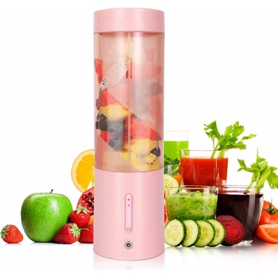 Blenders prenosný USB smoothie mixér - 450 ml PRO V2023 Ružová