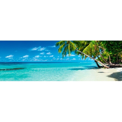 Dimex KI180-091 Samolepící fototapeta do kuchyně Paradise beach rozměry 180 x 60 cm