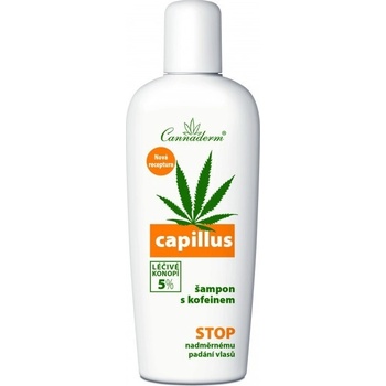Cannaderm Capillus šampón s kofeínom proti vypadávaniu vlasov 150 ml