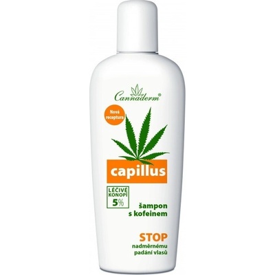 Cannaderm Capillus šampón s kofeínom proti vypadávaniu vlasov 150 ml