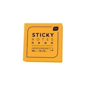 Interdruk Sticky notes neon 75x75mm 100K