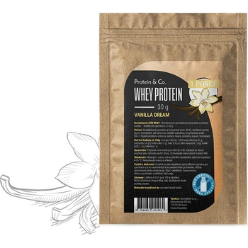 Protein&Co. Bezlaktózový CFM Whey 30 g