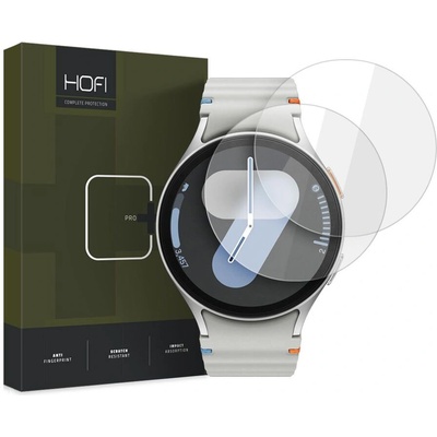 Hofi 2 броя стъклени протектори FULL GLUE за Samsung Galaxy Watch 4/5/6/7/FE (40mm) от Hofi Glass Pro+ 2-Pack - Прозрачен (5906302312603)