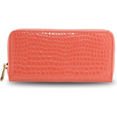 Fashion Only peňaženka Croco růžová vínová