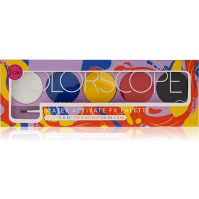 J. Cat Beauty ColorScope палитра за лице с четка цвят Primary 5 гр