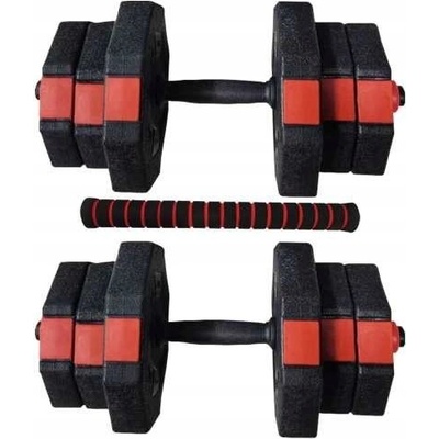 EB Fit Regulovateľné tréningové činky 2 x 10 kg