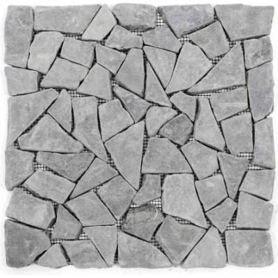Divero Garth D00792 30 x 30 cm x 0,8 cm mramorová mozaika šedá 1 m²