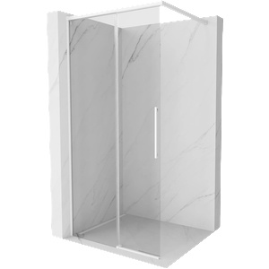 Mexen Rox душ кабина Walk-in 75 x 200 см, прозрачна 8 мм, бяла - 8C2-075-003-20-00 (8C2-075-003-20-00)