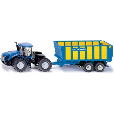 Siku Traktor New Holland T9.560 s přívěsem 1947