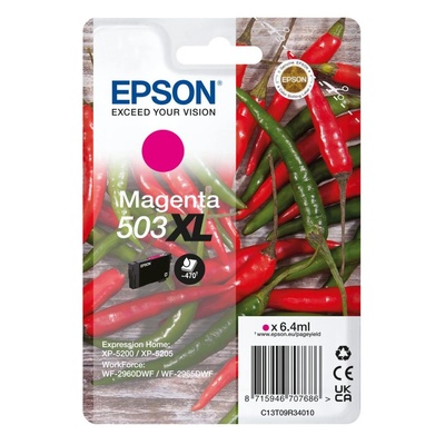 Epson 503XL магента касета с мастило, 6, 4 мл, XL капацитет (C13T09R34010)