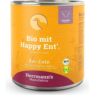 Herrmann's Adult Kachní s fenyklem a pohankou Bio 800 g