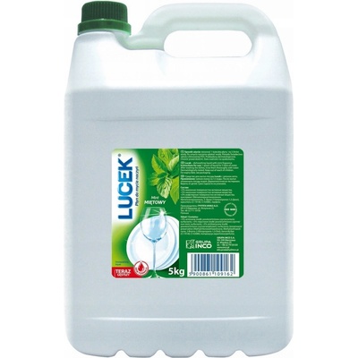 Lucek Tekutý prostriedok na umývanie riadu mätový 5 l