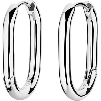 Rosefield Luxusné oválne náušnice z ocele Essentials JTHCS-J423/JEOLS-J568/JEOSS-J570 2,5 x 1,6 cm