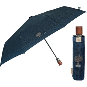 Мъжки автоматичен чадър Perletti Green 19164, Тъмносин