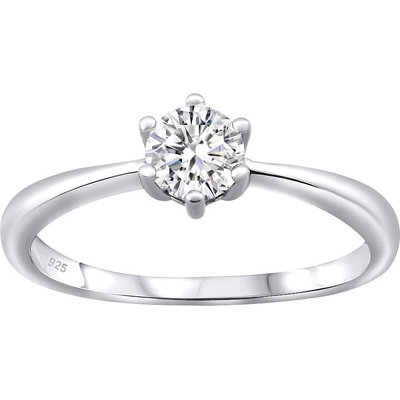 SILVEGO strieborný prsteň Sophia so Swarovski Zirconia JJJR0849sw