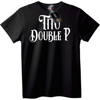 NOONEBRAND Тениска Tito Double P - 2XL, Black